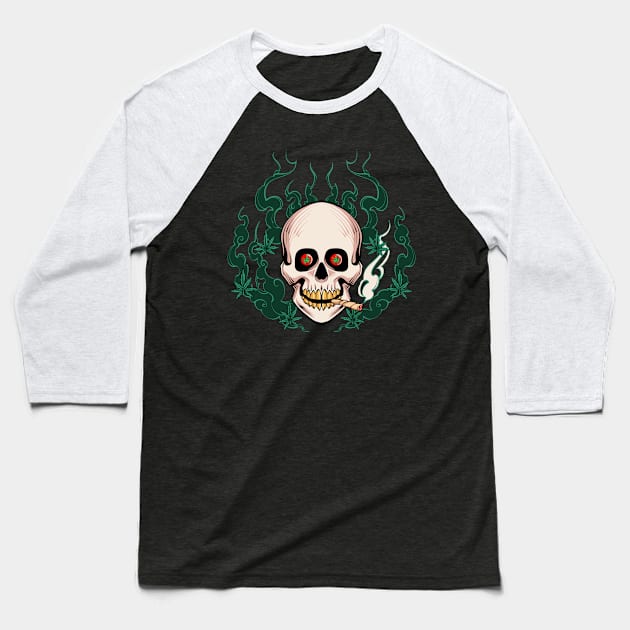 Smoke Weed Baseball T-Shirt by S.Y.A